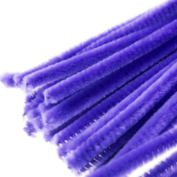 DIY Pipe Cleaners chenille stem chritmas decoration purple assorted