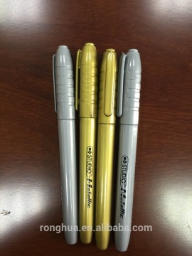 Hot sell gloden and silver color marker pen,window marker