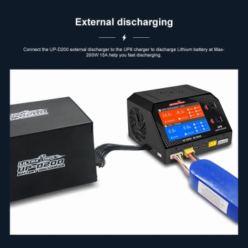 UP8 800W Dual Charger voor 6s drone -batterij