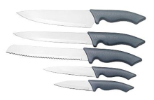 5pcs knife set with pp