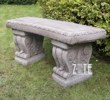 Factory Supply garden granite stone bench