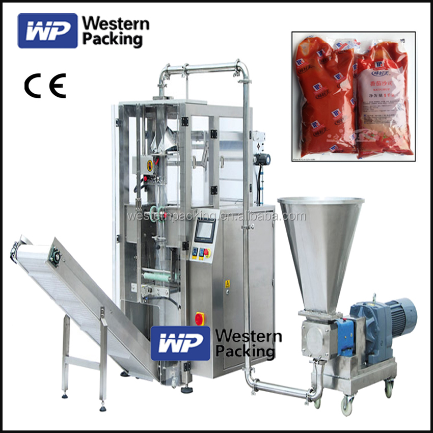 Tomato ketchup sachet packing machine, tomato ketchup pouch packaging machine