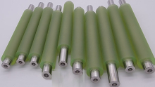 Stainless steel rubber pipe rollers for machinery industry