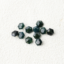 AAA Grade Fashion Jewelry Moss Agate Faceted Cut