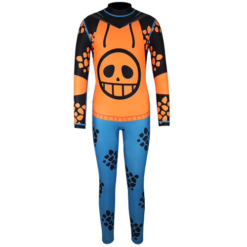 Seaskin Boys Halloween Theme Rash Guards for Festival Fun