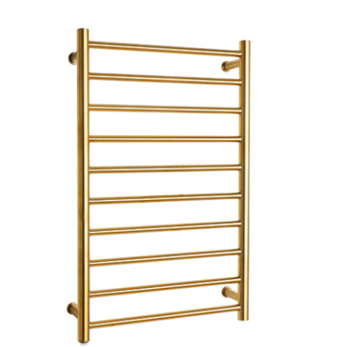 Brushed Gold Electric Heated Drying Towel Rack