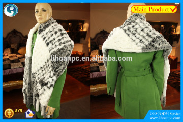 High Quality Knitted Rex-Rabbit Scarf