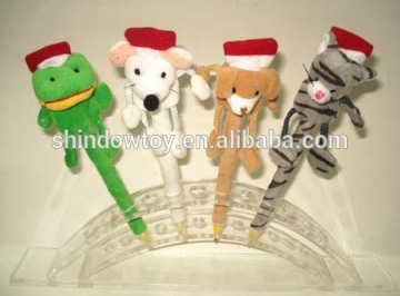 Plush animl pen animal pencil plush pen toy