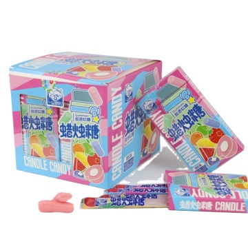 HALAL Candle Shape Fruit Flavor Jelly Candy