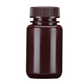 Warna Amber 125ml PP Botol Reagen Mulut Lebar