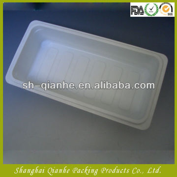 simple rectangle thermoforming trays/ clamshell tray