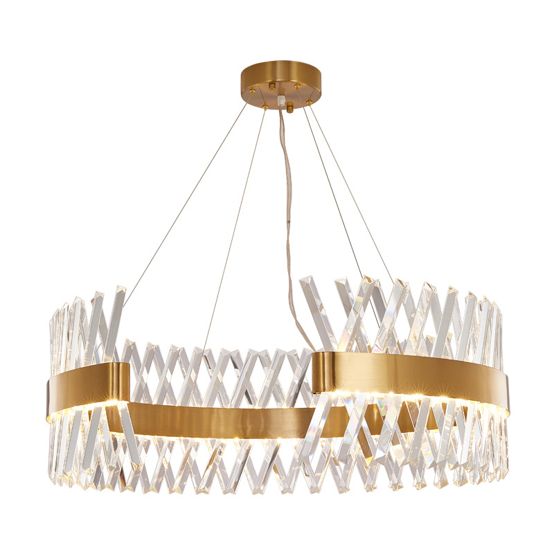 Modern Crystal Metal Chandelier