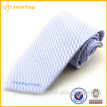 Embroidered wool necktie interlining