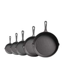 Factory Direct High-Quality Cast Iron Pans: Uncoated Frying Pan, Small Egg Pan Set & Non-Stick Flat Bottomed Pans
