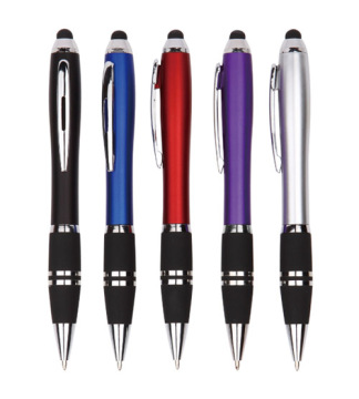 Metallic plastic stylus pen