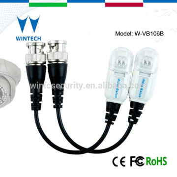 CCTV passive video balun,bnc balun connector,balun transformer