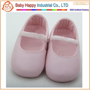 wholesale beautiful fancy pink PU leather dressy dancing festival baby infant girl shoes