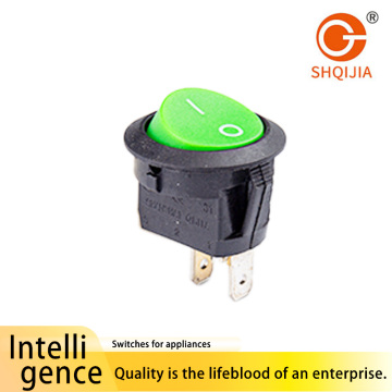 Green Black Boat-Type Rocker Switch R13-311