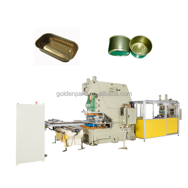 Automatic sardine tin can  making machine metal food tin can making machine production line