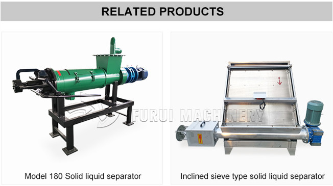 Energy saving manure solid liquid separator/cow dung manure dewater machine