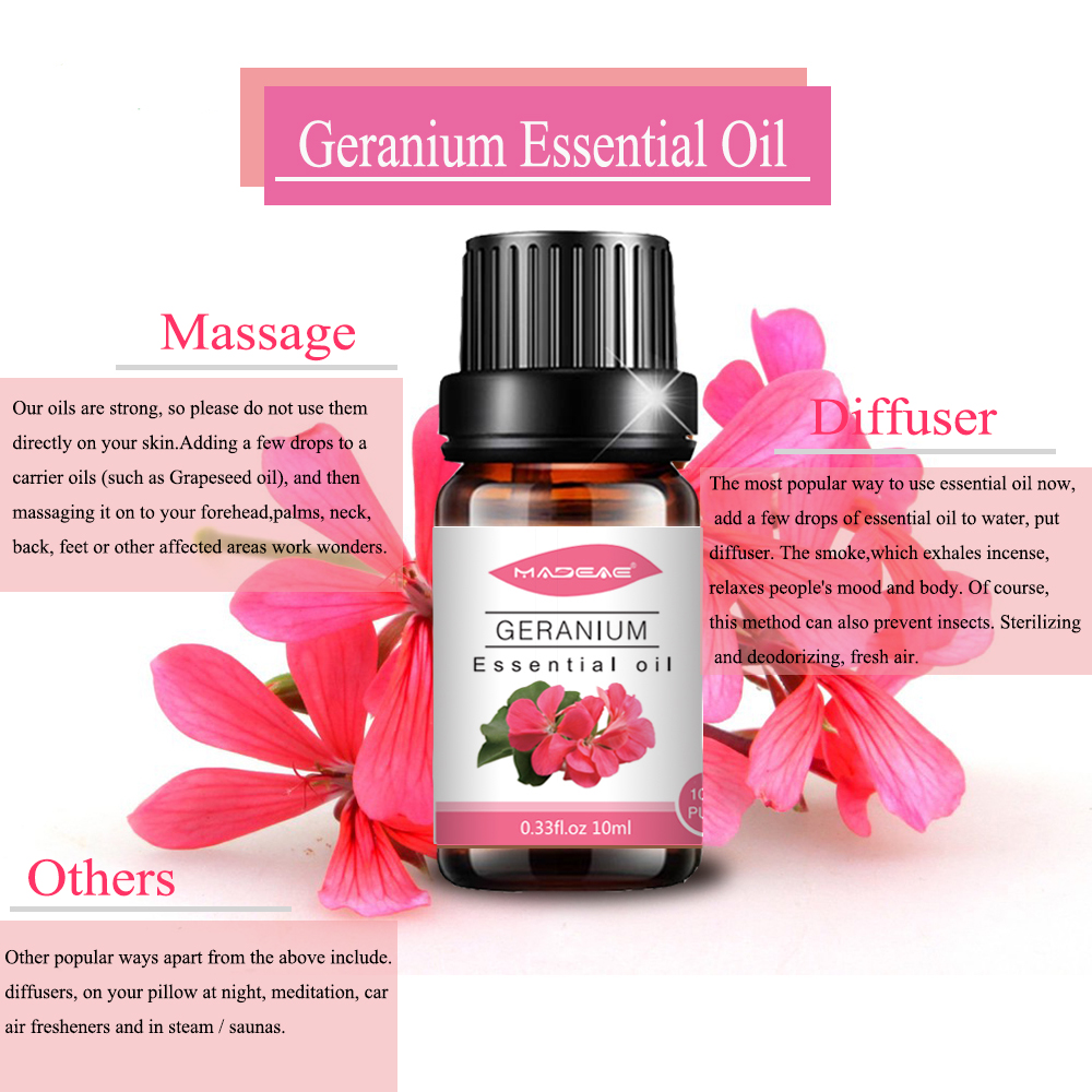 Difusor al por mayor Geranium 100% Pure Essential Oil