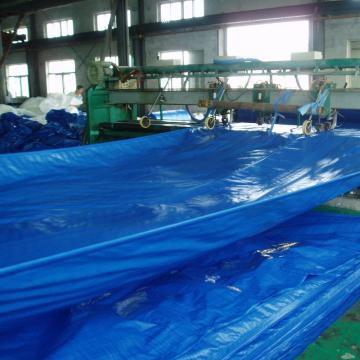 Blue color PE tarpaulin