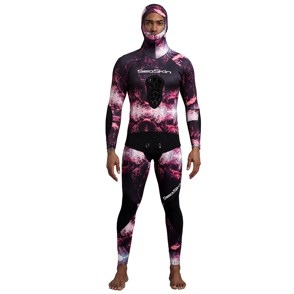 Seackin άνετα δύο κομμάτια ενήλικα wetsuit