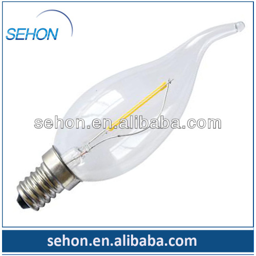 LED Bulb 0.5w 1W 2W 3W Candle Bulb Light/Edison lamp holiday decorating Filament LED Chip