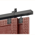 Kit hardware per porta del fienile pesante con design di bypass