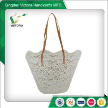 new style white lace tote bag
