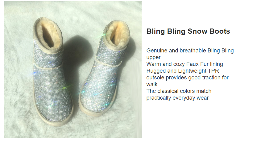 Leather Suede snow boots Leather Suede snow boots
