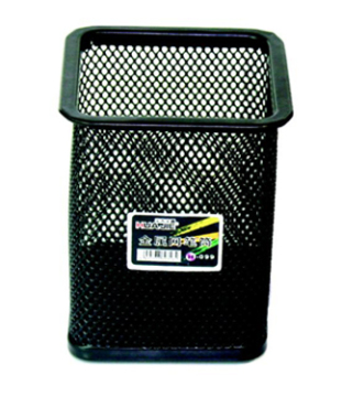 squareness mesh metal penholder