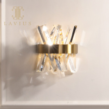 Fast delivery luxury cystal bedroom wall lamp