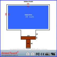19 inch interactive capacitive multi touch foil film/interactive projection foil/usb touch screen film with best price