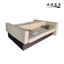 Modern Simple 3-Seater Fabric Sofa