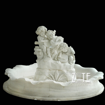 Garden outdoor decorative marble fountain features statue