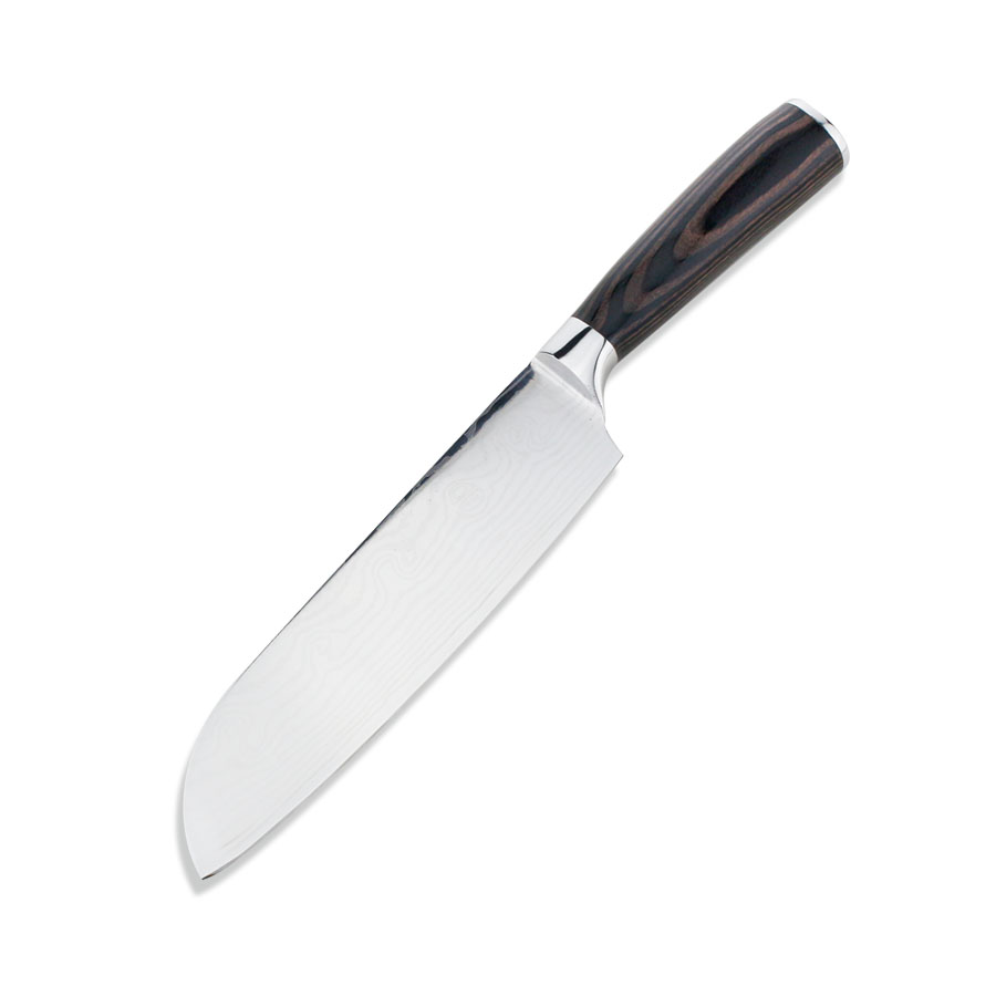 Coltello da cucina in acciaio inossidabile 3CR13 con manico in legno