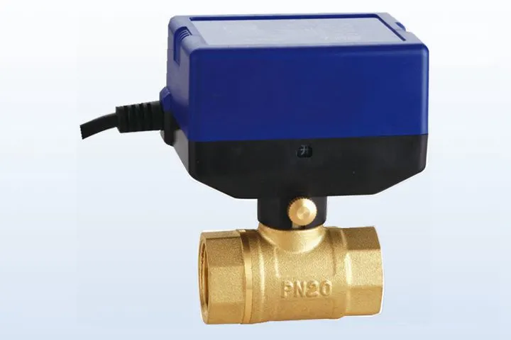 Auto-Actuator Electric Brass Ball Valve