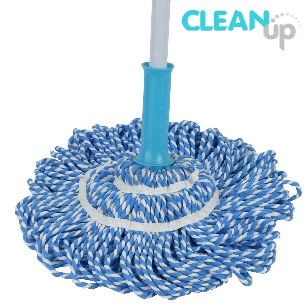Economical Microfiber Floor Cleaning Twist Mop Hand Free