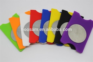 smart phone silicone mirror phone card hoder/pocket/wallet