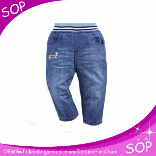 Top-quality kids clothing children pants denim cotton jeans trousers baby boy jeans