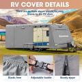 Upgraded Travel Trailer Cover 4-Layer RV Camper Cover
