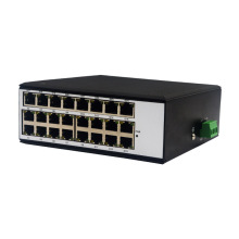 24 Port Gigabit Ethernet Switch 10/100/1000Mbps IP40 DC12-57V DIN-rail Mounting RJ45 Network Switch