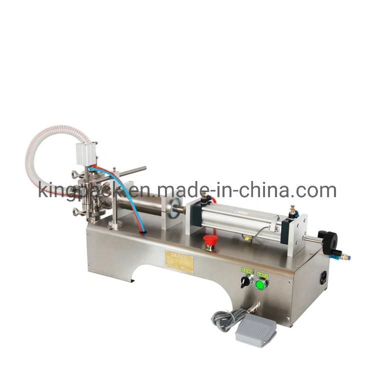 Semi Automatic Single Head Liquid Filling Machine for Juice/Milk/Water