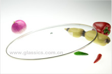 C type tempered glass lid for cookware pot glass lids