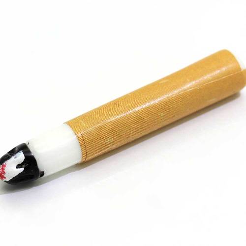 5 * 30 MM breloques d&#39;extrémité de cigarette résine mégots de cigarette charmes fumer bout à bout allumé bout de cigarette fabrication de bijoux