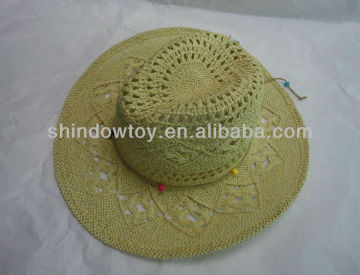 Fashion cowboy straw hat, Men Summer cowboy hat, Handmade straw hat