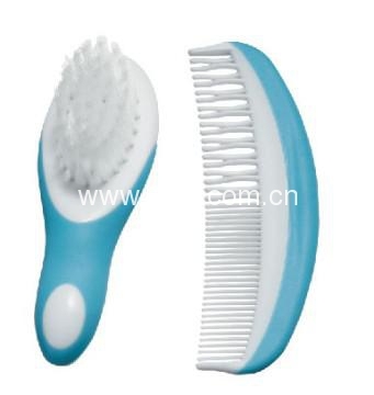 SUPER SOFT MESSAGE BABY COMB AND BRUSH SET