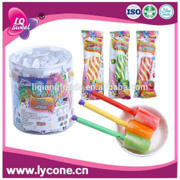 Sweet Candy Fruit Flavored Assorted Whistle Lollipop Candy