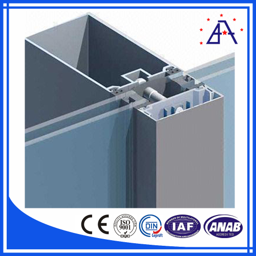 Customized Aluminum Extrusion Profiles For Curtain Wall